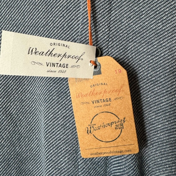 Weatherproof Vintage NWT Men’s Short Sleeve Blue Button Up Shirt‎ Size Large - Picture 5 of 7